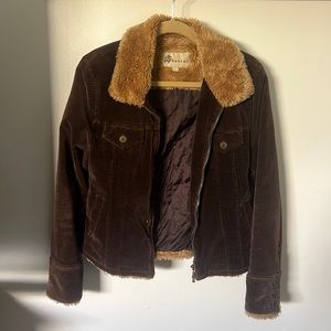 vintage sashimi brown coat